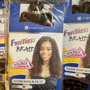 Freetress Braid Water Wave Bulk 12 inch - EIGHT PACKS
